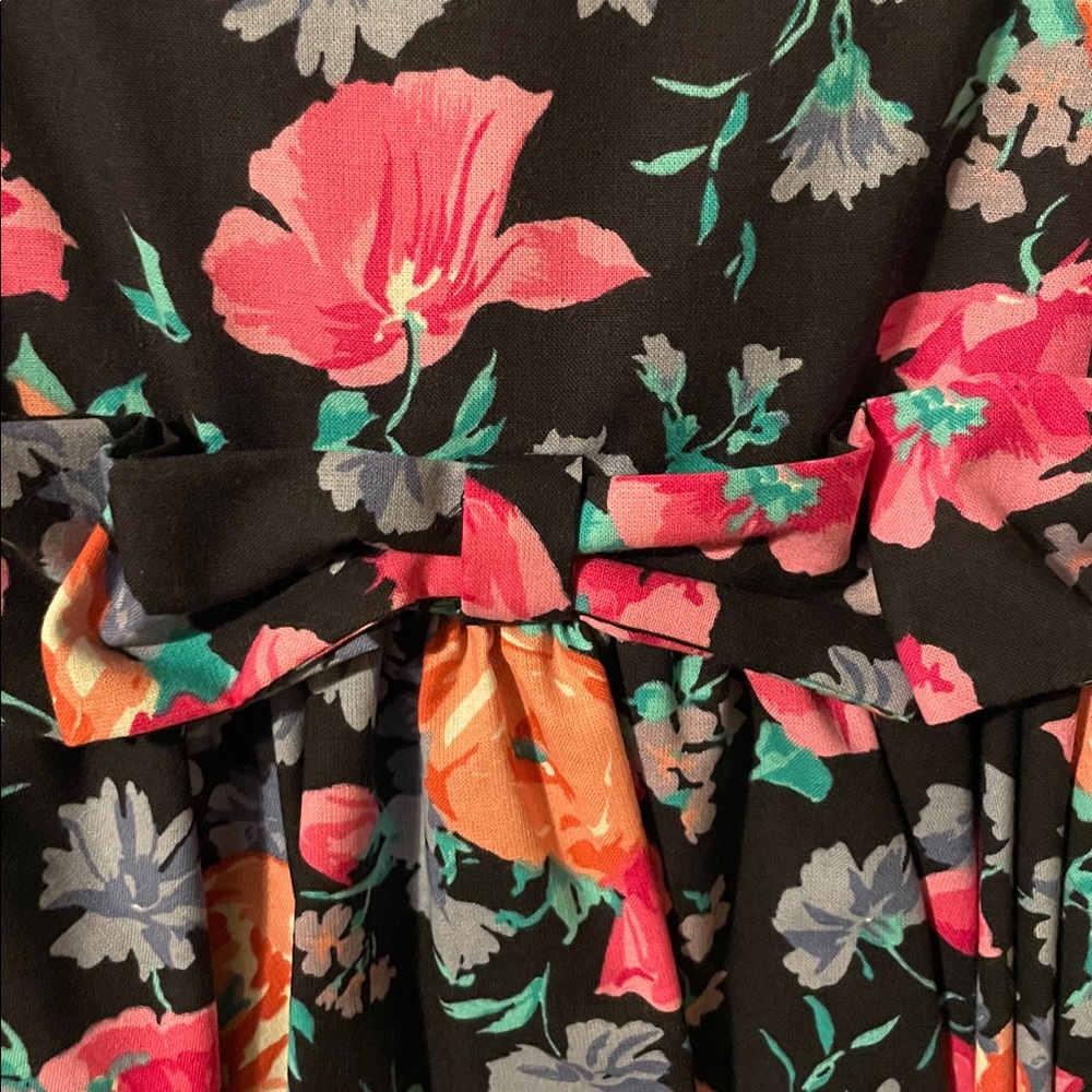 Vintage 80’s Laura Ashley Spring Floral Dress - Picture 8 of 11